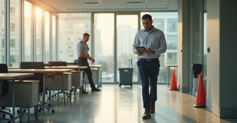 commercial cleaning inspection process