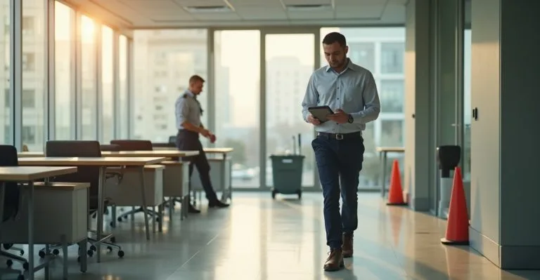 commercial cleaning inspection process