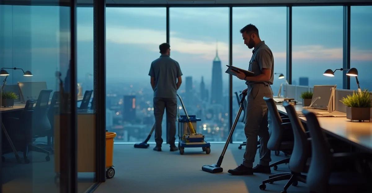 What is the going rate for a contract cleaner?