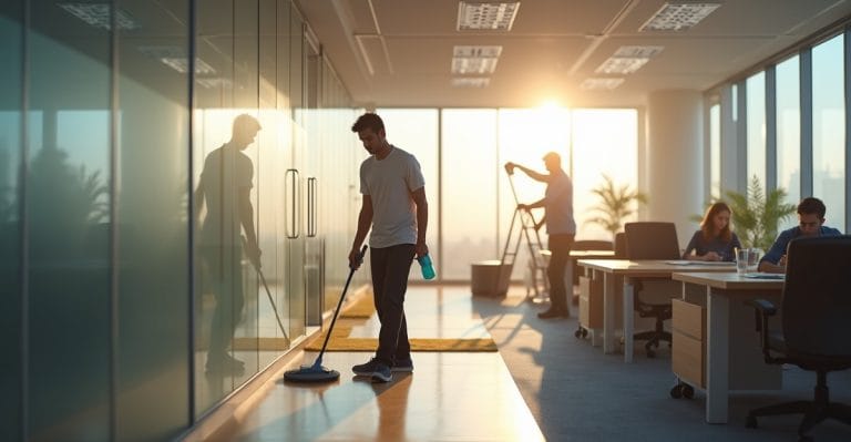 deep vs regular office cleaning