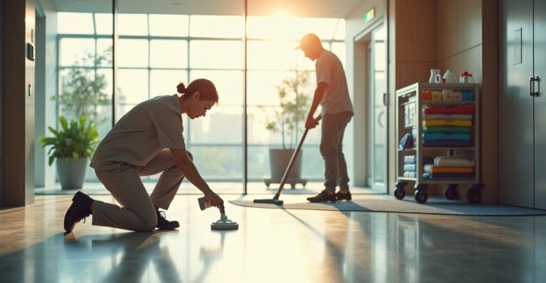 health benefits office cleaning