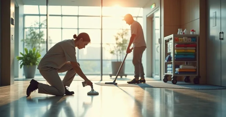 health benefits office cleaning