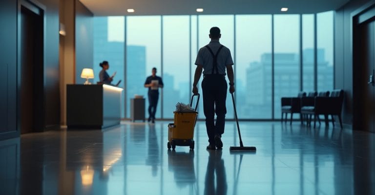 cleaning staff punctuality