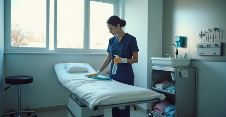 medical centre cleaning standards